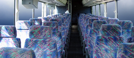 56 Passenger Luxury Highway Coach Inside