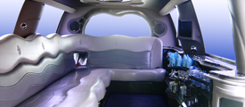 14 Passenger SUV Limousine Inside
